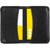 Samsill Corporation Samsill 81220 Samsill 81220 Regal Leather Business Card Holder, Case Holds 25 Business, Black (81220)