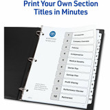 Avery Avery® 11077 Avery® Ready Index Classic Tab Binder Dividers Avery Avery® 11077 Avery® Ready Index Classic Tab Binder Dividers