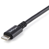 StarTech.com USBLT3MB StarTech.com 3m (10ft) Long Black AppleÂ&reg; 8-pin Lightning Connector to USB Cable for iPhone / iPod / iPad