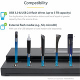 StarTech.com USBDUPE115 StarTech.com Standalone 1 to 15 USB Thumb Drive Duplicator/Eraser, Multiple USB Flash Drive Copier/Cloner, Sector-by-Sector Copy, Sanitizer