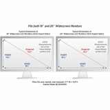 Kantek, Inc Kantek LCD20WSV Kantek LCD Privacy Antiglare Wide-screen Filter Silver Kantek, Inc Kantek LCD20WSV Kantek LCD Privacy Antiglare Wide-screen Filter Silver