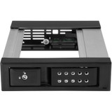 StarTech.com HSB1SATSASBA StarTech.com 5.25 to 3.5 Hard Drive Hot Swap Bay - Trayless - Aluminum - For 3.5" SATA/SAS Drives - Front Mount - SAS/ SATA Backplane