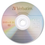 Verbatim America, LLC Verbatim 96542 Verbatim 96542 DVD Recordable Media - DVD+R DL - 8x - 8.50 GB - 30 Pack Spindle