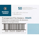 Business Source 00605BX Business Source Letter File Sleeve