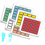 TABBIES 48090 Tabbies Legal Exhibits-U-Create 1" Labels