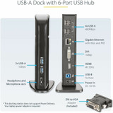 StarTech.com USB3SDOCKHD StarTech.com USB 3.0 Docking Station - Compatible with Windows / macOS - Supports Dual Displays - HDMI and DVI - DVI to VGA Adapter Included - USB3SDOCKHD