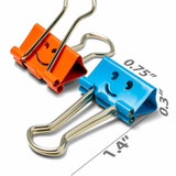 Officemate, LLC Officemate 31090 Officemate Smiling Faces Binder Clips, 42PC Officemate, LLC Officemate 31090 Officemate Smiling Faces Binder Clips, 42PC