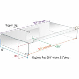 Kantek, Inc Kantek AMS300 Kantek Acrylic Monitor Stand with Keyboard Storage Kantek, Inc Kantek AMS300 Kantek Acrylic Monitor Stand with Keyboard Storage