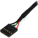 StarTech.com USBINT5PIN24 StarTech.com 24in Internal 5 pin USB IDC Motherboard Header Cable F/F StarTech.com USBINT5PIN24 StarTech.com 24in Internal 5 pin USB IDC Motherboard Header Cable F/F