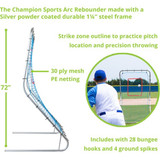 Champion Sports AR4272 Champion Sports Arc Rebounder