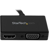 StarTech.com DP2HDVGA StarTech.com Travel A/V Adapter: 2-in-1 DisplayPort to HDMI or VGA
