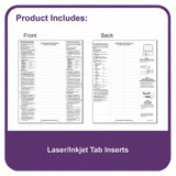 C-Line Products, Inc C-Line 05557 C-Line Heavyweight Poly Sheet Protectors with Index Tabs C-Line Products, Inc C-Line 05557 C-Line Heavyweight Poly Sheet Protectors with Index Tabs