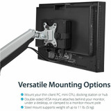 StarTech.com ACCSMNT StarTech.com Thin Client Mount - VESA Mounting Bracket - Under Desk Computer Mount - Thin Client PC Monitor Mount