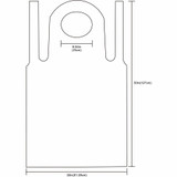 Genuine Joe 85141 Genuine Joe 50" Disposable Poly Apron