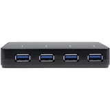 StarTech.com ST53004U1C StarTech.com 4-Port USB 3.0 Hub plus Dedicated Charging Port - 5Gbps - 1 x 2.4A Port - Desktop USB Hub and Fast-Charging Station