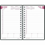 Dominion Blueline, Inc Brownline CB634VBLK Brownline DuraFlex Daily Appointment Book / Monthly Planner
