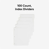 Smead Manufacturing Company Smead 89415 Smead Three-Ring Binder Index Dividers Smead Manufacturing Company Smead 89415 Smead Three-Ring Binder Index Dividers