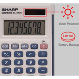 Sharp Calculators EL243SB Sharp Calculators Handheld Calculator with Hard Case