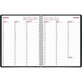 Dominion Blueline, Inc Brownline CB950VBLK Brownline DuraFlex Weekly Planner