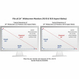 Kantek, Inc Kantek LCD24WSV Kantek LCD Privacy/antiglare Wide Screen Filters Silver Kantek, Inc Kantek LCD24WSV Kantek LCD Privacy/antiglare Wide Screen Filters Silver