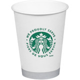 Starbucks Corporation We Proudly Serve 12434031 We Proudly Serve 12 oz Hot Cups
