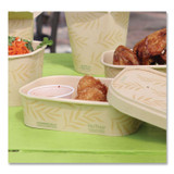 WORLD CENTRIC CTNT16 No Tree Rectangular Containers, 16 oz, 4.7 x 6.8 x 1.6, Natural, Sugarcane, 300/Carton