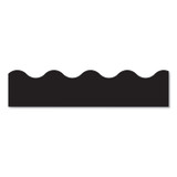 TREND ENTERPRISES, INC. T9872 Terrific Trimmers Solid Colors Board Trim, 2.25" x 39 ft, Black