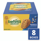 NABISCO FOOD GROUP 02908 belVita Breakfast Biscuits, 1.76 oz Pack, Blueberry, 8 Packs/Box, 8 Boxes/Carton