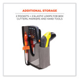 TENACIOUS HOLDINGS, INC. ergodyne® 19180 Squids 5540 Handheld Barcode Scanner Holster with Belt Loop, Small, 2.75 x 3.5 x 7.3, Polyester, Gray
