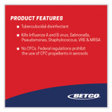 BETCO CORPORATION 10862300 Glybet III Disinfectant, Citrus Bouquet Scent, 15.5 oz Aerosol Spray, 12/Carton