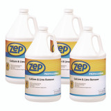 ZEP INC. Professional® 1041491 Calcium and Lime Remover, Neutral, 1 gal Bottle, 4/Carton