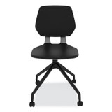 SAFCO PRODUCTS 7826BL Commute Guest Chair, 25" x 25" x 34.25", Black Seat, Black Back, Black Base
