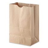 ROSS & WALLACE PAPER PRODUCTS, INC. SK1657 Grocery Paper Bags, 1/6 BBL Size, 57# Basis Weight, 12" x 7" x 17", Kraft, 500/Bundle