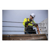 TENACIOUS HOLDINGS, INC. ergodyne® 21687 GloWear 8293 Hi-Vis Class 2 Hooded Sweatshirt Black Bottom, Polar Fleece, 3X-Large, Lime