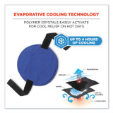 TENACIOUS HOLDINGS, INC. ergodyne® 12337 Chill-Its 6715 Hard Hat Cooling Pad - Polymers, 7 x 6.5, Blue