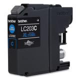 BROTHER INTL. CORP. LC203C LC203C Innobella High-Yield Ink, 550 Page-Yield, Cyan