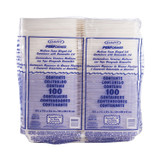 DART 85HT1R Foam Hinged Lid Containers, 8.38 x 7.78 x 3.25, White, 200/Carton