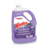 SC JOHNSON Windex® 697262 Non-Ammoniated Glass/Multi Surface Cleaner, Pleasant Scent, 128 oz Bottle, 4/CT