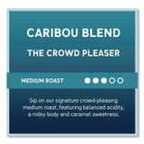 KEURIG DR PEPPER Caribou Coffee® 008710 Caribou Blend Ground Coffee, 2.5 oz, 18/Carton