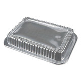 DURABLE PACKAGING P245500 Dome Lids for 1.5 lb Oblong Containers, 6.56 x 4.63 x 2, Clear, Plastic, 500/Carton