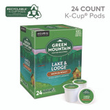 KEURIG DR PEPPER Green Mountain Coffee® 6523CT Lake and Lodge Coffee K-Cups, Medium Roast, 96/Carton