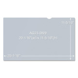 3M/COMMERCIAL TAPE DIV. AG230W9 Antiglare Frameless Filter for 23" Widescreen Flat Panel Monitor, 16:9 Aspect Ratio