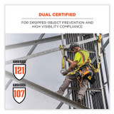 TENACIOUS HOLDINGS, INC. ergodyne® 24177 GloWear 8231TV Class 2 Hi-Vis Tool Tethering Safety Vest, Polyester, 2X-Large/3X-Large, Lime