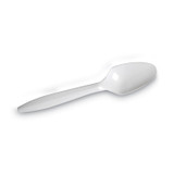 GEORGIA PACIFIC Dixie® PTM21 Plastic Cutlery, Mediumweight Spoon, White, 1,000/Carton