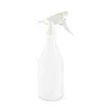 BOARDWALK 00024 Embossed Plastic Spray Bottle, 24 oz, Clear, 24/Carton