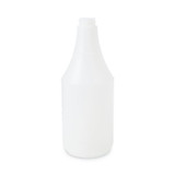 BOARDWALK 00024 Embossed Plastic Spray Bottle, 24 oz, Clear, 24/Carton