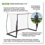 CHAMPION SPORT Sports RSG46 Rhino Soccer Goal, 48" x 72"