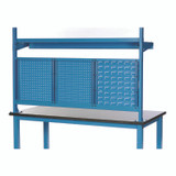 GLOBAL INDUSTRIAL 249293ABL Panel Mounting Rail, For Use with Global Industrial 72" Wide Workbenches, 125 lb Weight Capacity