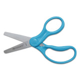 EVERSHARP PEN CO. Westcott® 13130 For Kids Scissors, Rounded Tip, 5" Long, 1.75" Cut Length, Straight Handle, Randomly Assorted Handle Color