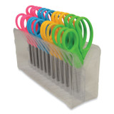 EVERSHARP PEN CO. Westcott® 13140 For Kids Scissors Teacher's Pack, Rounded Tip, 5" Long, 1.75" Cut Length, Straight Assorted Color Handles, 12/Pack